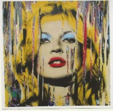 丝网印刷 Mr. Brainwash - Kate Moss