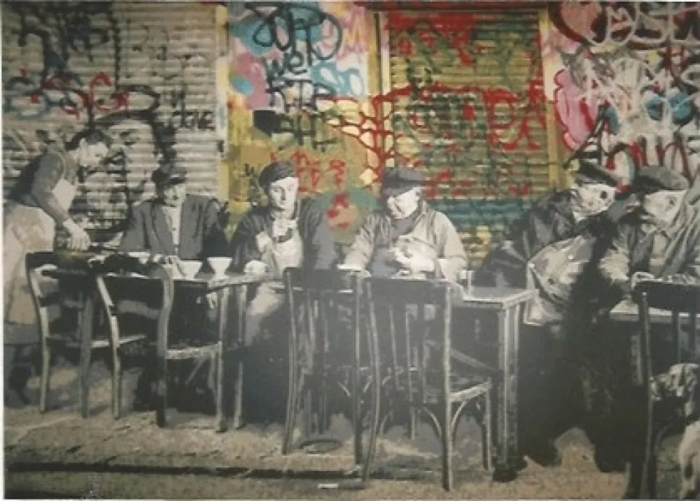 丝网印刷 Mr. Brainwash - Le Bistro