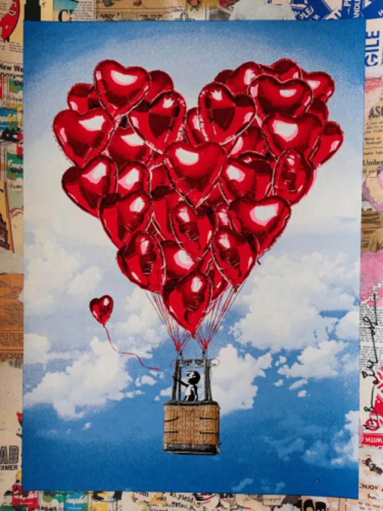 复数作品 Mr Brainwash - Love Above All