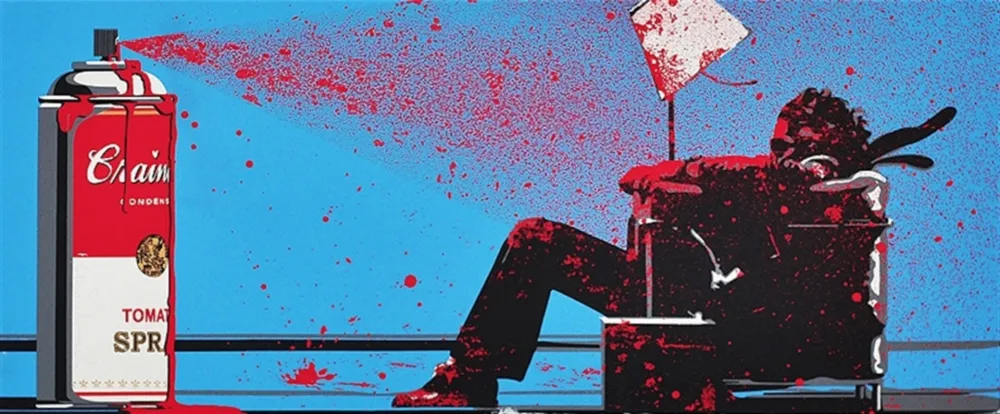 丝网印刷 Mr Brainwash - Max Spray
