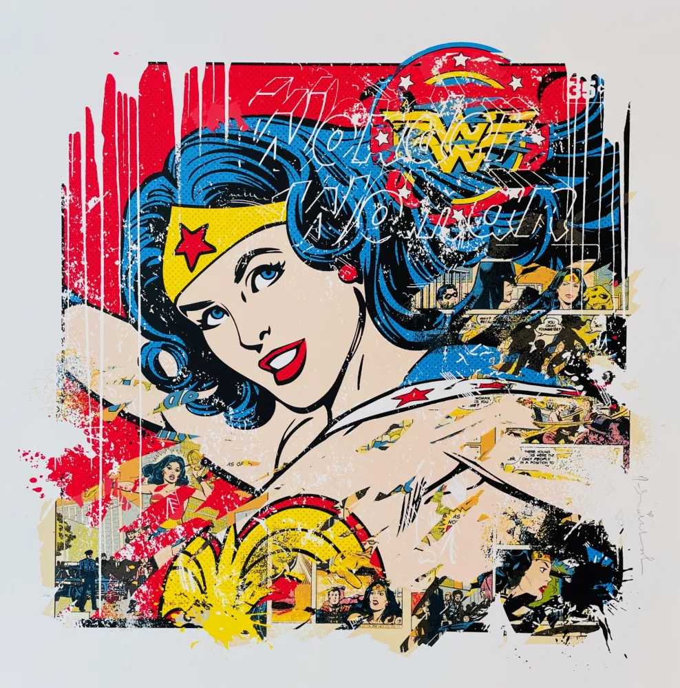 丝网印刷 Mr Brainwash - Shero