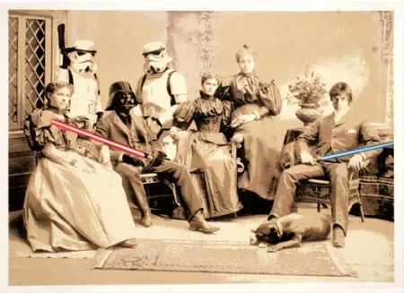 石版画 Mr. Brainwash - Star Wars Reunion
