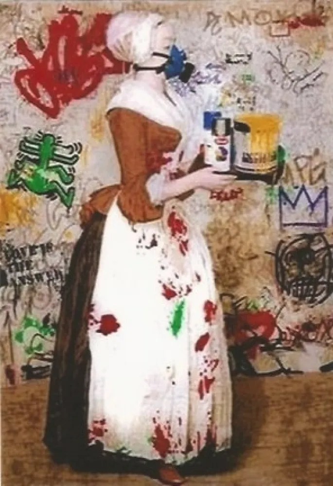 丝网印刷 Mr. Brainwash - The Chocolate Vandal