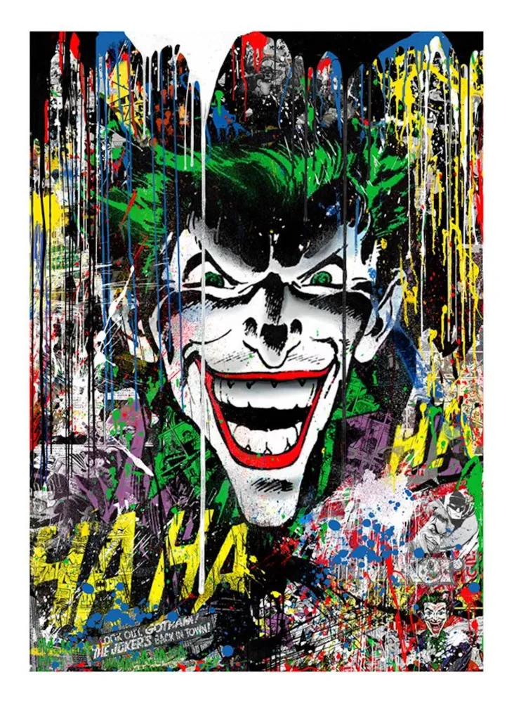 丝网印刷 Mr Brainwash - The Joker