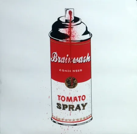 丝网印刷 Mr Brainwash - Tomato Spray Can