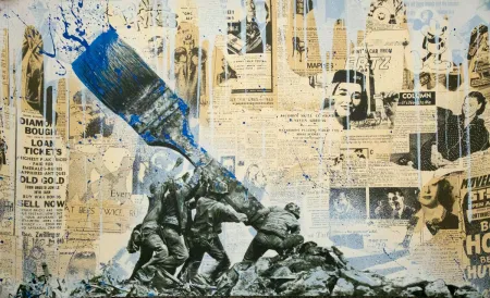 丝网印刷 Mr Brainwash - Untitled