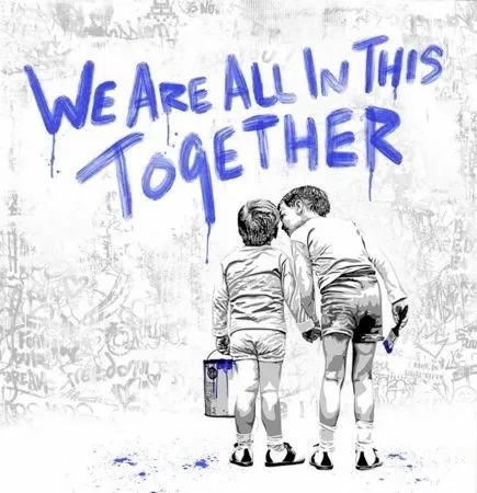 丝网印刷 Mr Brainwash - We Are All In This Together 