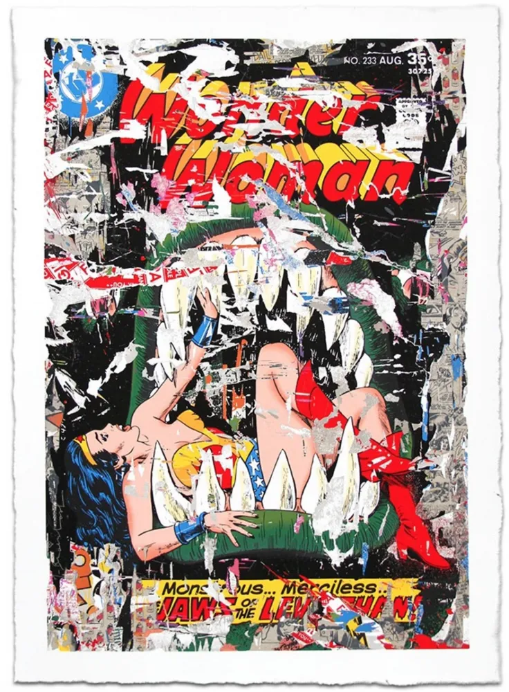 丝网印刷 Mr. Brainwash - WONDER WOMAN