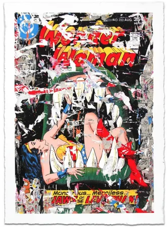丝网印刷 Mr. Brainwash - WONDER WOMAN