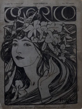 石版画 Mucha - Cocorico