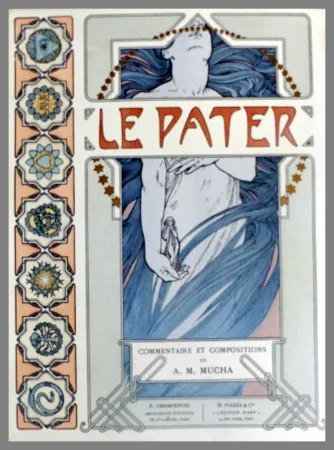 石版画 Mucha - COUVERTURE ORIGINALE LE PATER