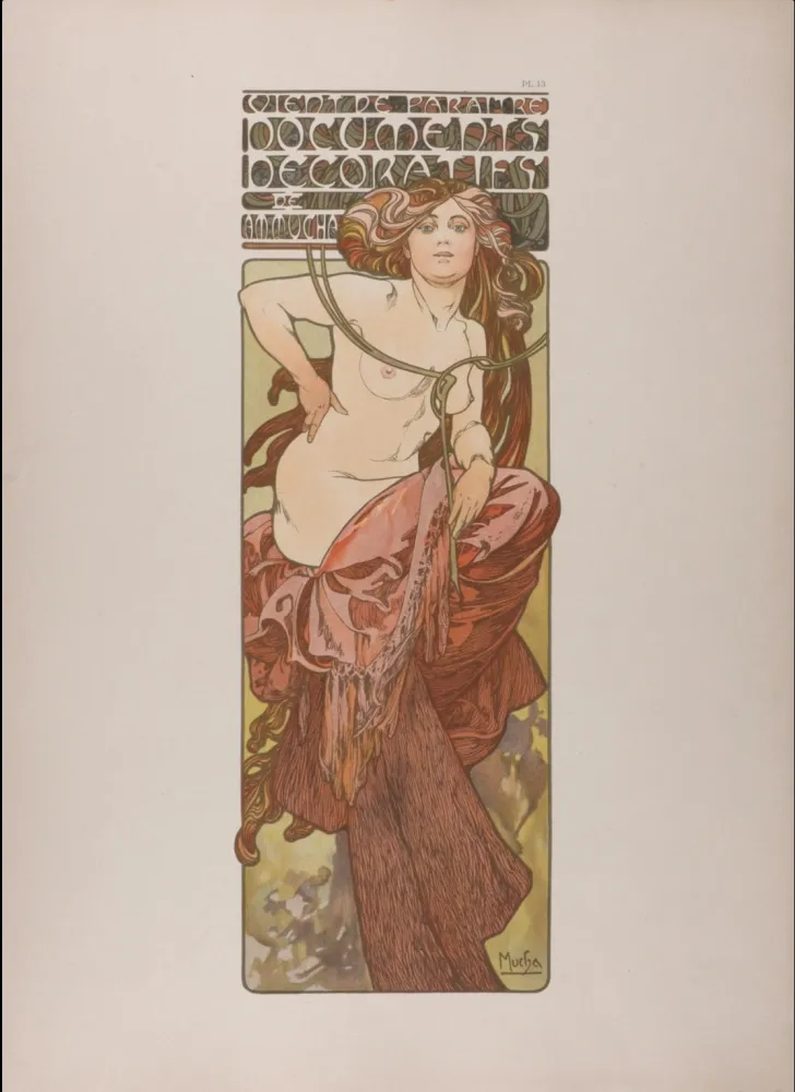 石版画 Mucha - Documents Décoratifs