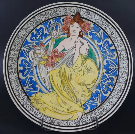 陶瓷 Mucha - L' Automne 