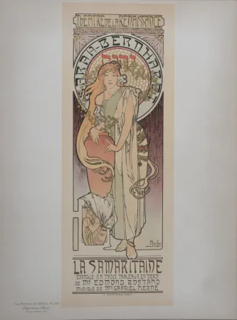 石版画 Mucha - La Samaritaine (Sarah Bernhardt), Les Maitres de L’Affiche, 1899