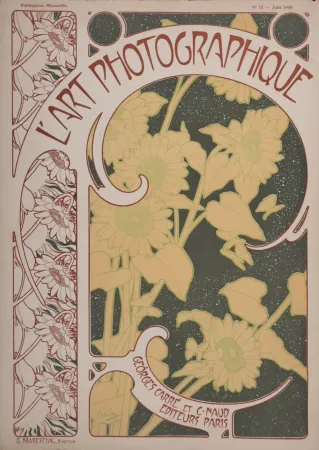 石版画 Mucha - L'Art Photographique cover, 1899-1900