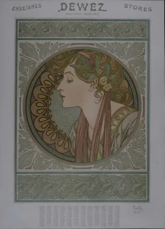 石版画 Mucha - Laurel, 1909