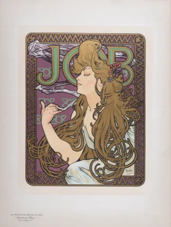 石版画 Mucha - Les Maîtres de l' Affiche : Job, 1900