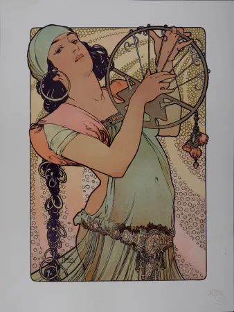 石版画 Mucha - Salomé