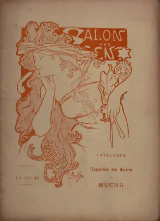 插图书 Mucha - Salon des Cent, Exposition de l'œuvre de A. Mucha, 1897