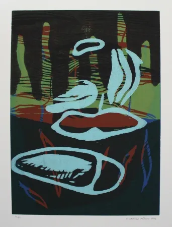 石版画 Mücke - Untitled