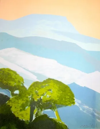 石版画 Muhl - Provence