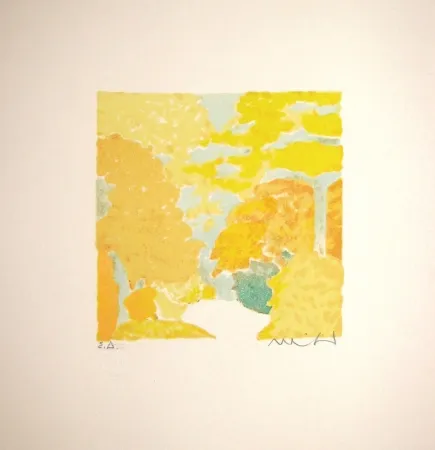 石版画 Muhl - Untitled