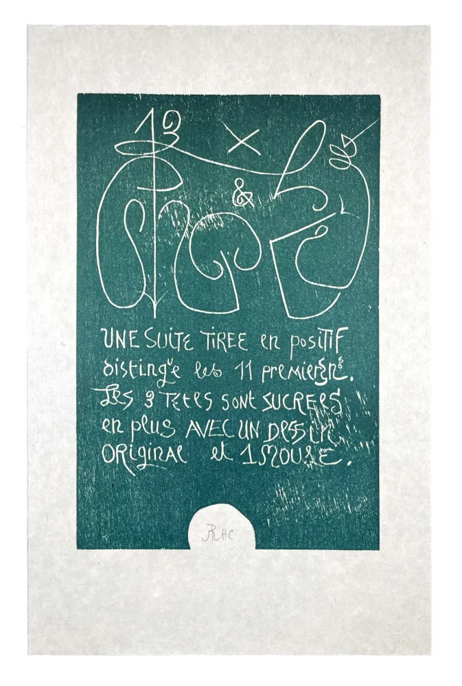 木刻 Müller - 13 FOIS ELLE ET MOI - COLOPHON I