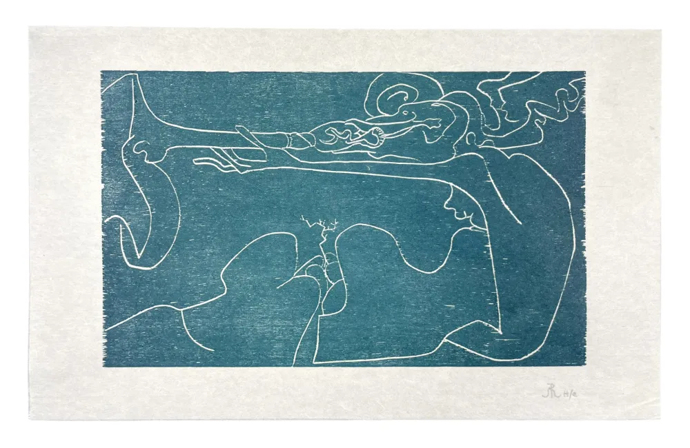 木刻 Müller - 13 FOIS ELLE ET MOI - FLÛTE