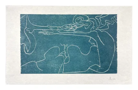 木刻 Müller - 13 FOIS ELLE ET MOI - FLÛTE