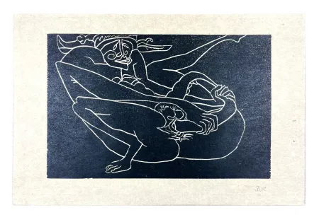 木刻 Müller - 13 FOIS ELLE ET MOI - PAZZO