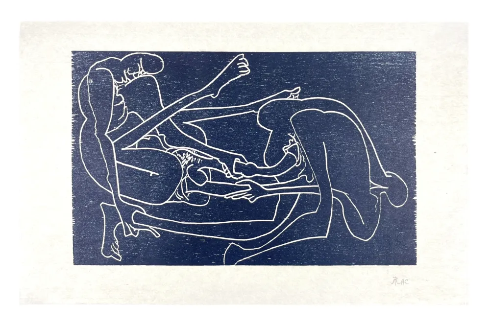 木刻 Müller - 13 FOIS ELLE ET MOI - TÊTE À TÊTE