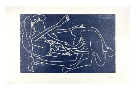 木刻 Müller - 13 FOIS ELLE ET MOI - TÊTE À TÊTE