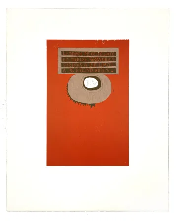 木刻 Müller - LIGNES MALIGNES - COLOPHON