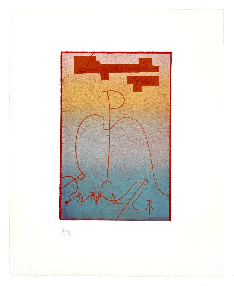 木刻 Müller - LIGNES MALIGNES - TITRE