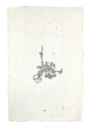 木刻 Müller - PETIT NOEUD (ESQUISSE XVI)