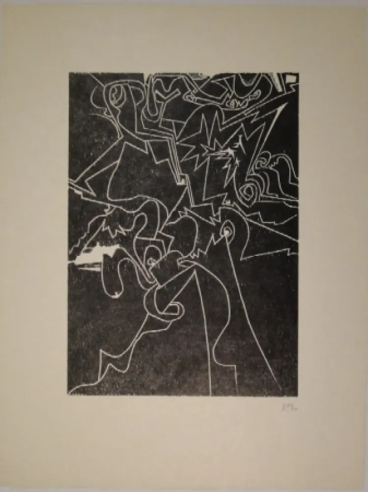 木刻 Müller - Sans titre (Saint-Gall)