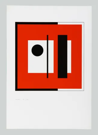 丝网印刷 Munari - Anche la cornice