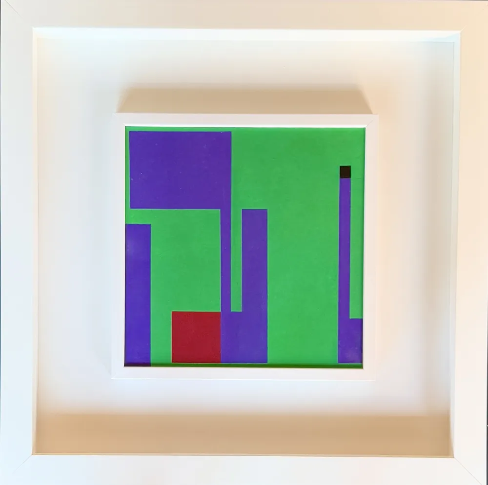 无技术 Munari - Bruno Munari (1907-1998) - Oil on wood panel - 1951