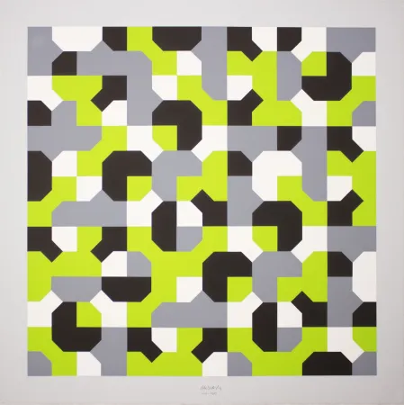 丝网印刷 Munari - Curve di Peano