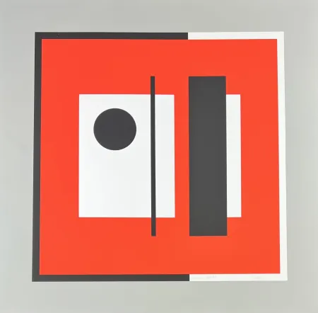 丝网印刷 Munari - Senza titolo