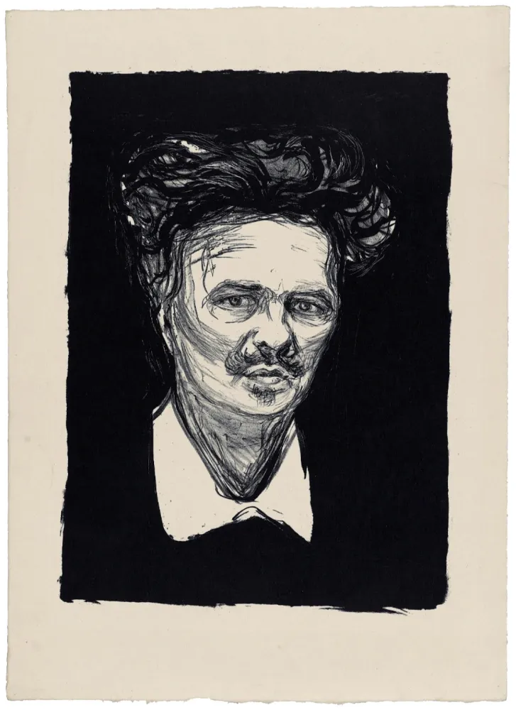 无技术 Munch - August Strindberg