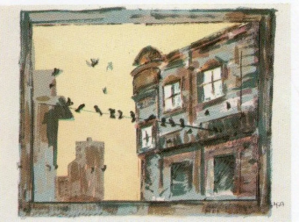 石版画 Muñoz - GM - 7