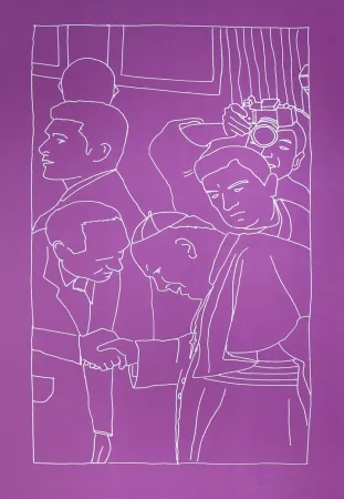 石版画 Muntadas - B+P