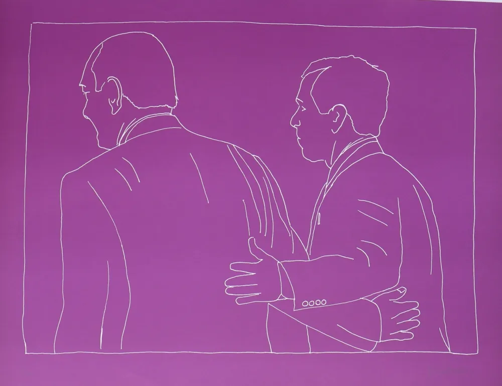 石版画 Muntadas - CH+B