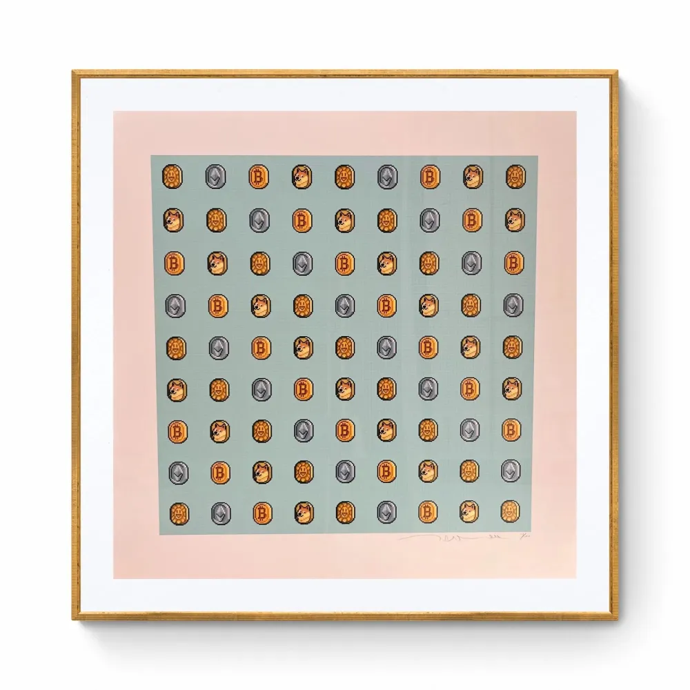 丝网印刷 Murakami - COIN and other Cryptocoins