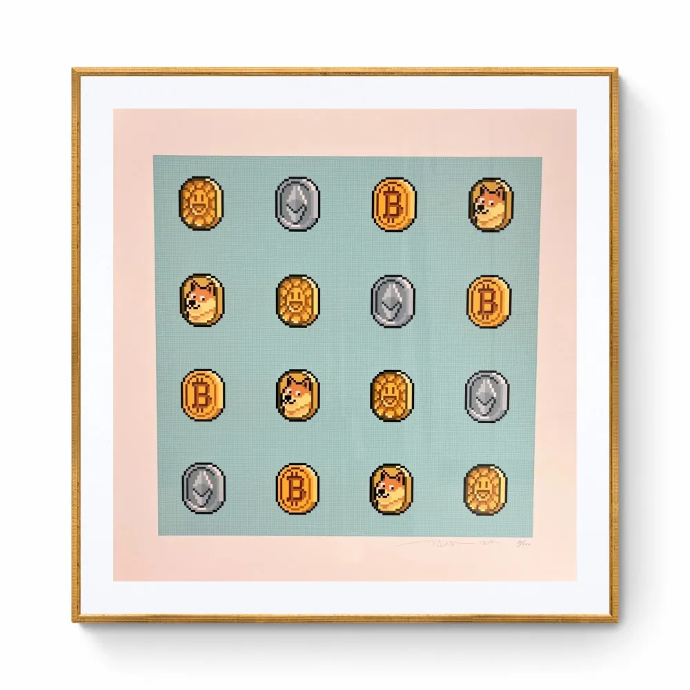 丝网印刷 Murakami - COIN and other Cryptocoins