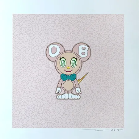 石版画 Murakami - DOB 2020 Light Pink