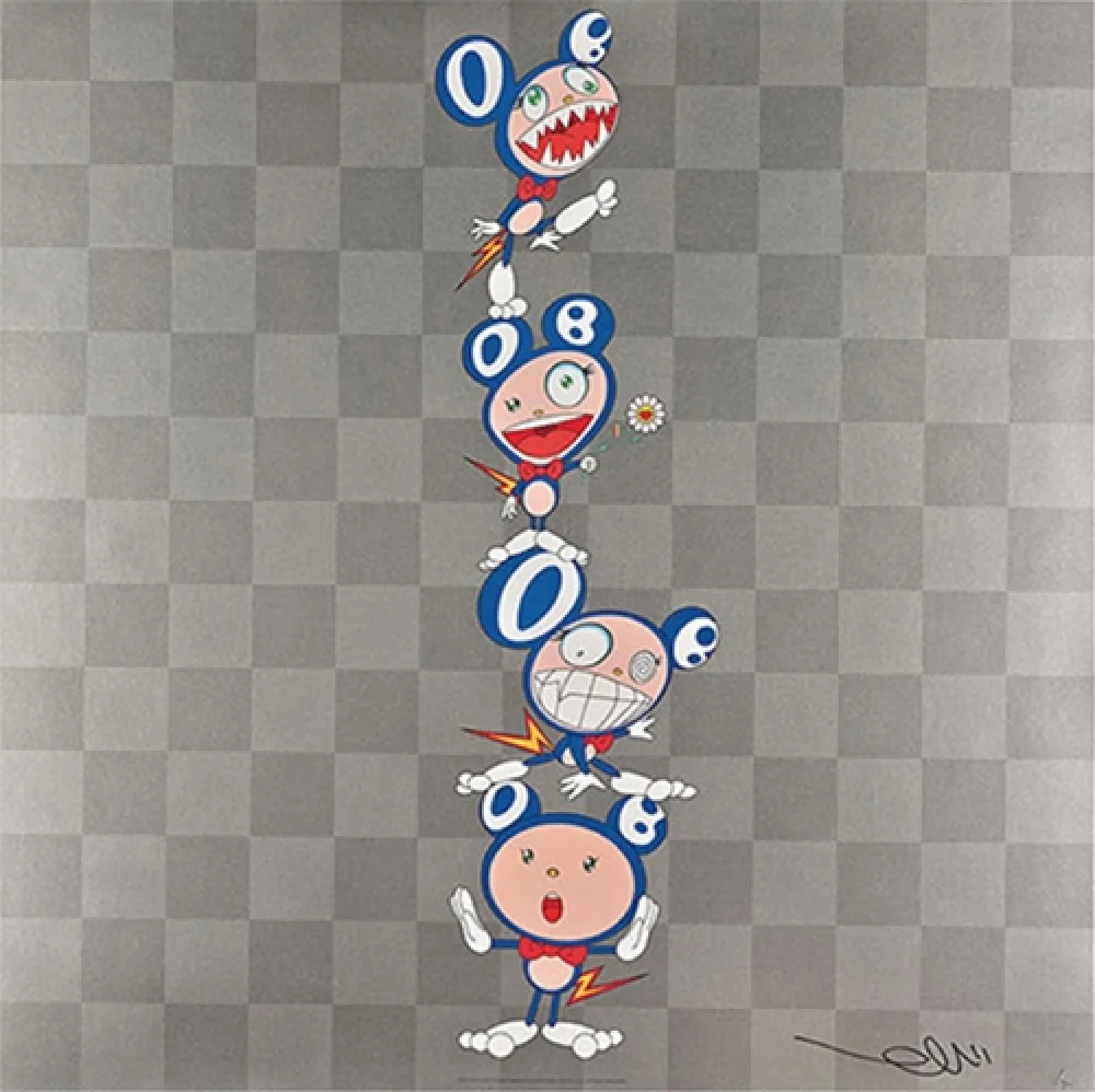 胶版印刷 Murakami - DOB Totem Pole