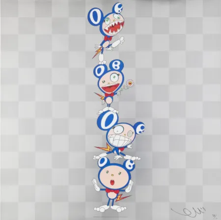 胶版印刷 Murakami - DOB totem pole