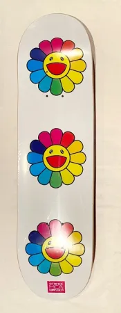 丝网印刷 Murakami - Flowers Skate Deck